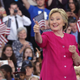 Democratic presidential candidate Hillary Clinton holds a rally a day after accepting the Democratic Party’s nomination for president at Temple University on July 29, 2016, in Philadelphia.
Spencer Platt/Getty Images